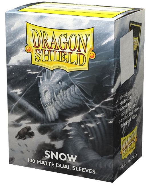 Dragon Shield 100-Count Box Dual Matte Snow