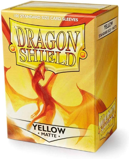 Dragon Shield 100ct Box Deck Protector Matte Yellow