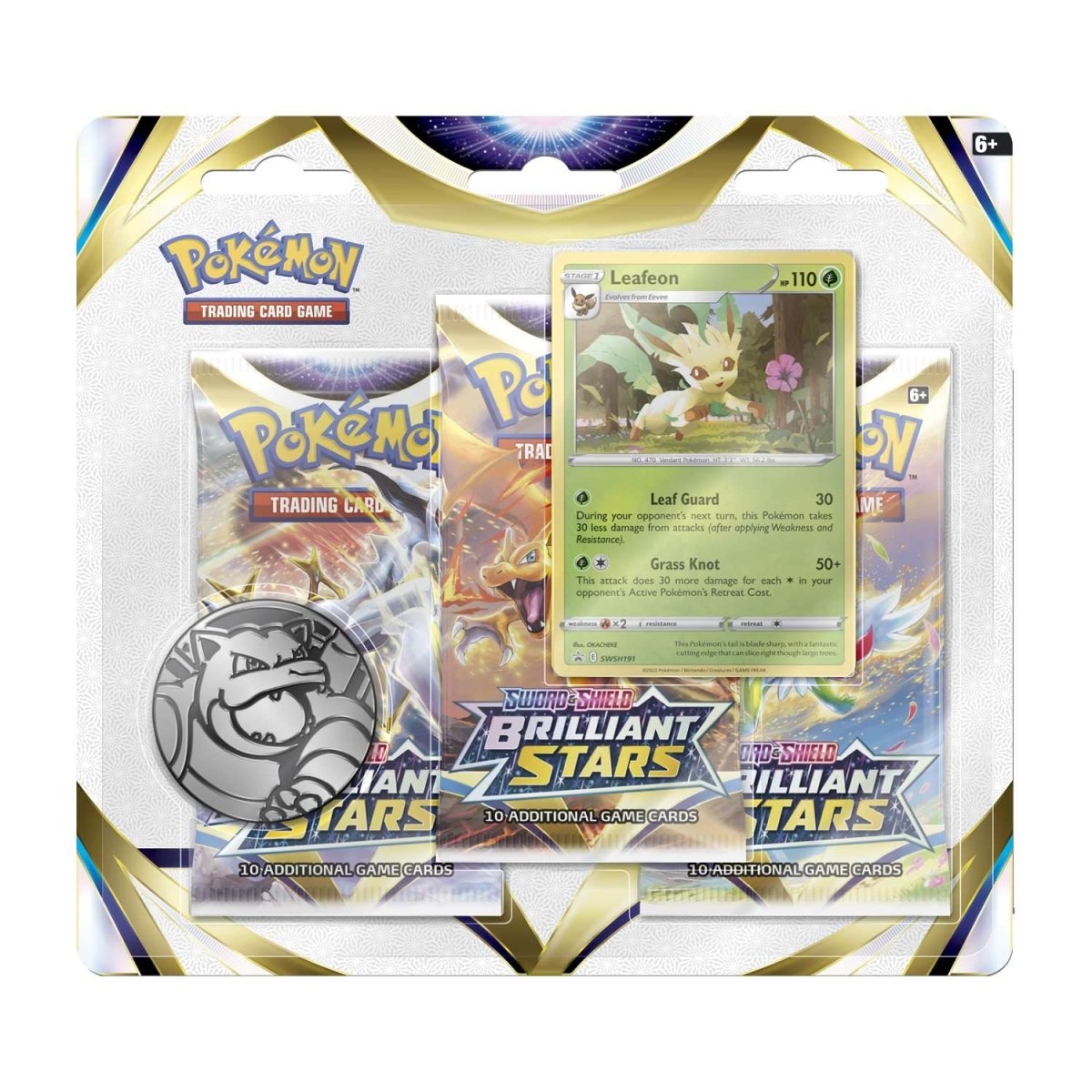 Brilliant Stars 3 Pack Blister (Leafeon)