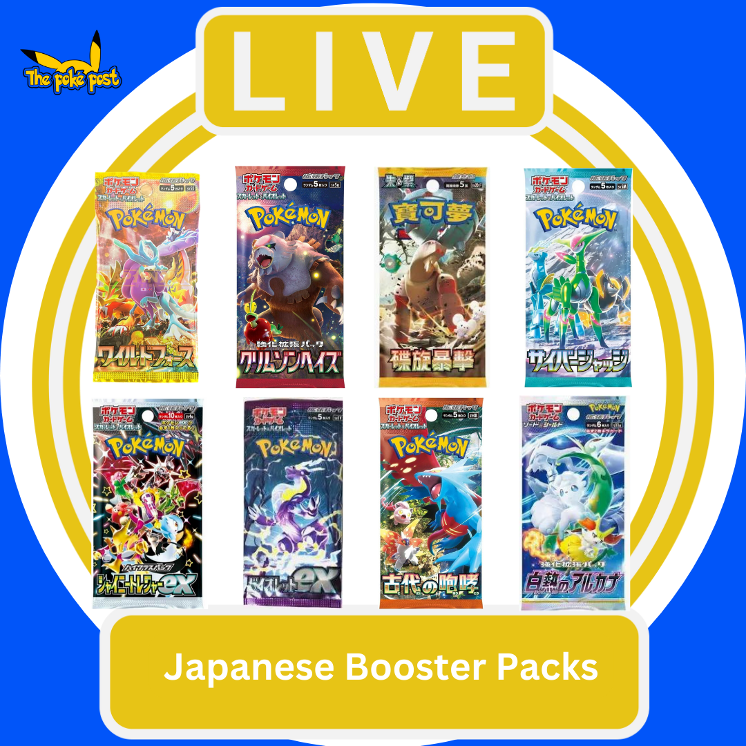 Japanese Booster Packs - Pokemon - Live Streaming