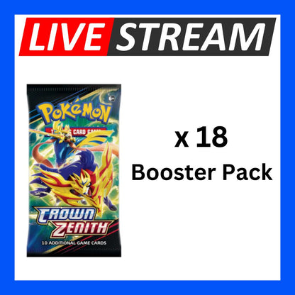 Crown Zenith- Pokemon - Live Streaming