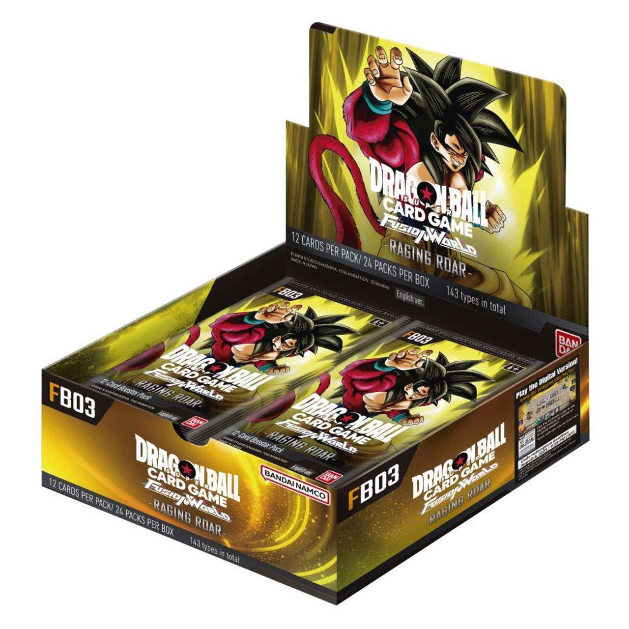 Dragon Ball Super Fusion World TCG: Set 03 Raging Roar Booster Display (24) (FB03)